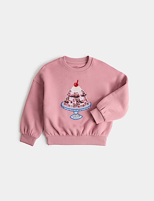 Cotton Rich Jelly Sweatshirt (2-8 Yrs)