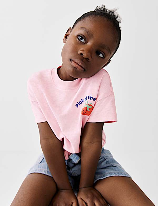 Pure Cotton Tomato T-Shirt (2-8 Yrs) - NZ
