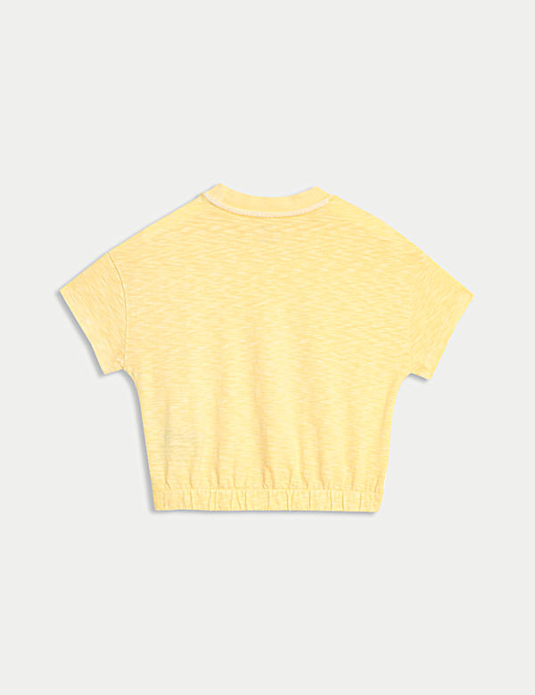 Pure Cotton Flower T-Shirt (2-8 Yrs)