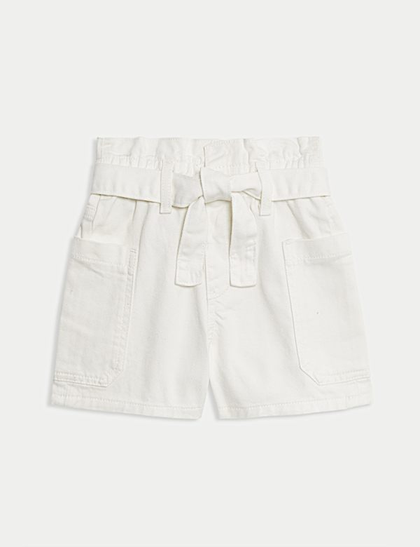 Short style sac en papier en jean 100&nbsp;% coton (du 2&nbsp;au 8&nbsp;ans) - FR