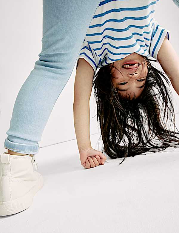 Skinny Cotton Rich Faded Jeans (2-8 Yrs) - JP