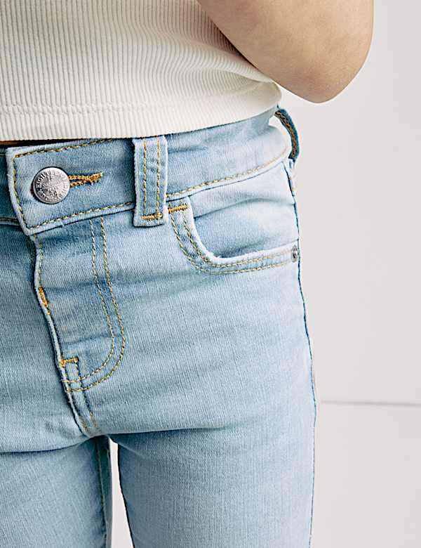 Skinny Cotton Rich Faded Jeans (2-8 Yrs) - JP