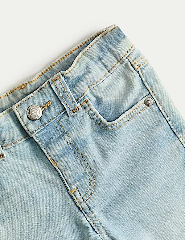 Skinny Cotton Rich Faded Jeans (2-8 Yrs) - JP
