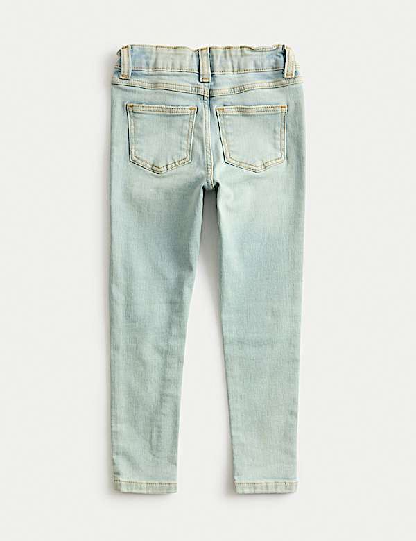 Skinny Cotton Rich Faded Jeans (2-8 Yrs) - JP