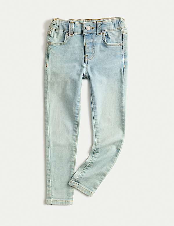 Skinny Cotton Rich Faded Jeans (2-8 Yrs) - JP