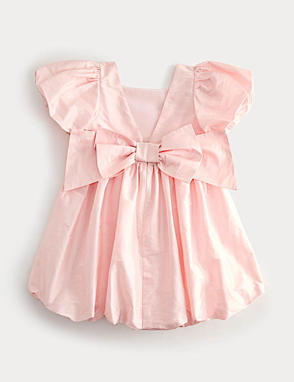 Taffeta Bow Dress (2-16 Yrs)