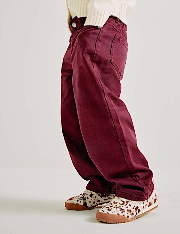 Jeans aus reinem Baumwolldenim mit ausgestelltem Bein (2&ndash;10 J.) - DE