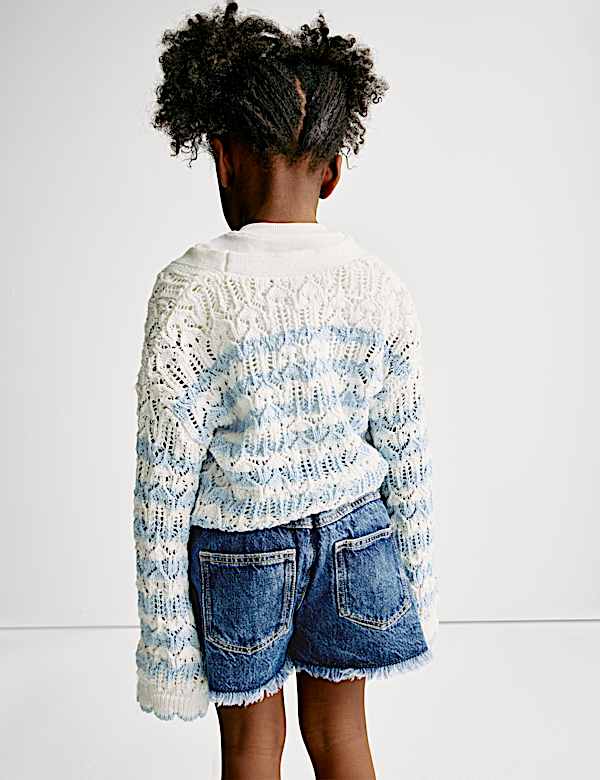 Jupe-short en jean 100&nbsp;% coton (du 2&nbsp;au 16&nbsp;ans) - FR