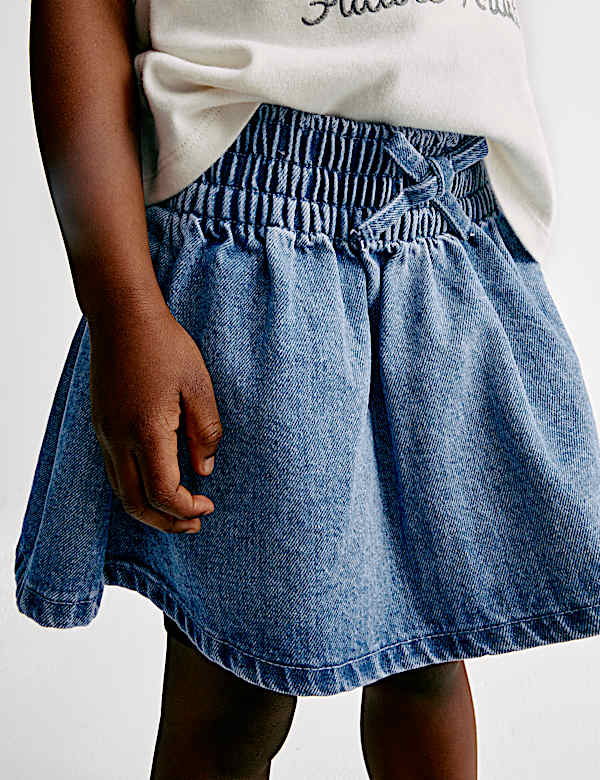 Denim Mini Skirt (2-8 Yrs) - CN