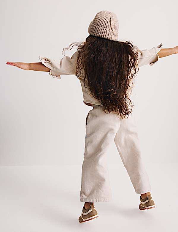 Jean en denim brod&eacute; (du 1 au 8 ans) - CA