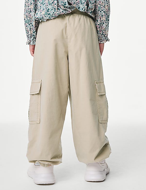 Pure Cotton Parachute Trousers (2-8 Yrs)