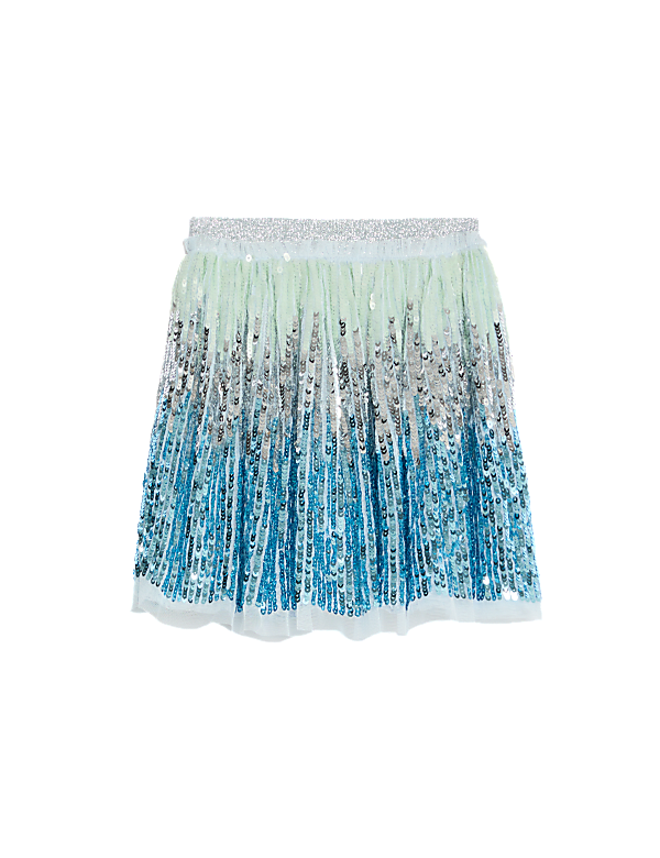 Sequin Elasticated Waist Mini Tutu Skirt (2-8 Yrs)