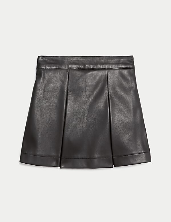 Faux Leather Skort (2-8 Yrs) - BE