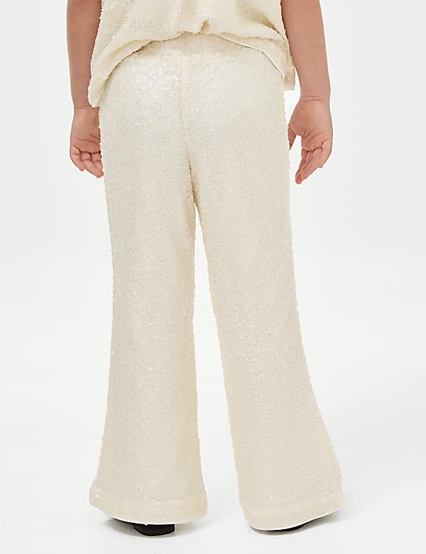 Sequin Elasticated Waist Trousers (2-8 Yrs)