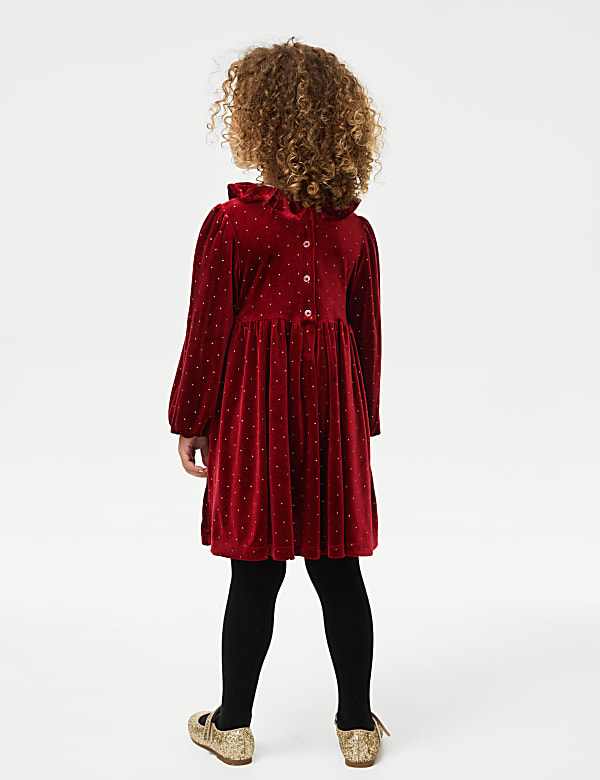 Sparkly Velvet Dress (1-8 Yrs)