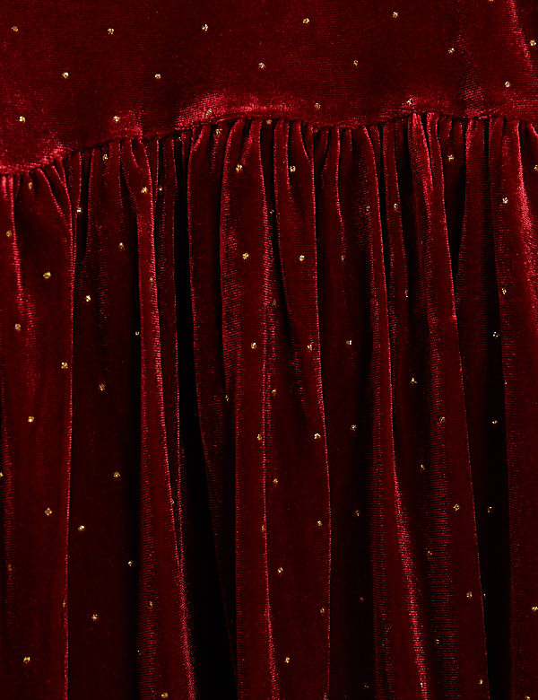 Sparkly Velvet Dress (1-8 Yrs)