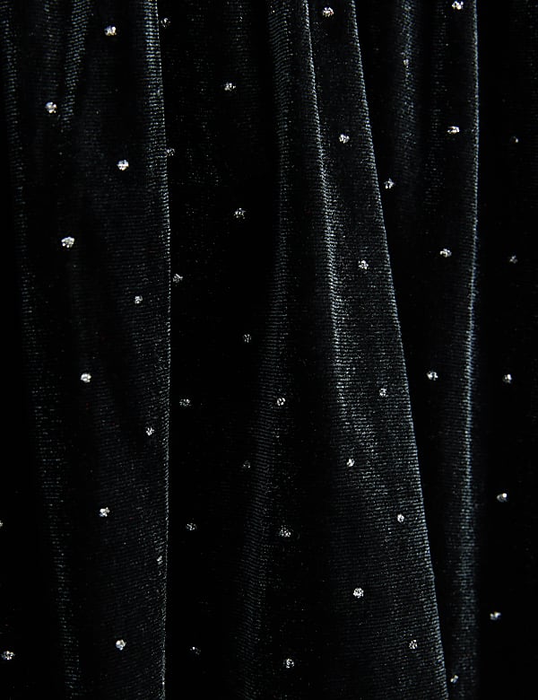 Sparkly Velvet Dress (1-8 Yrs)