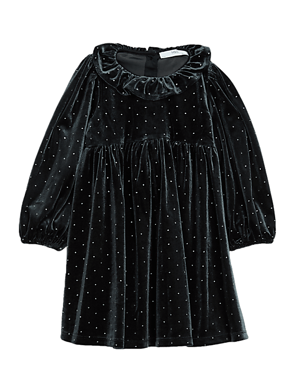Sparkly Velvet Dress (1-8 Yrs)