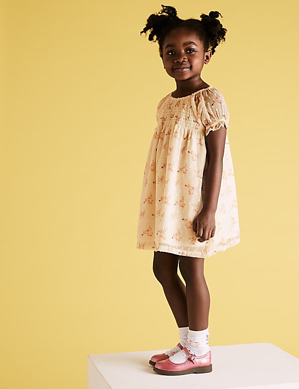 Chiffon Floral  Dress (2-7 Yrs)