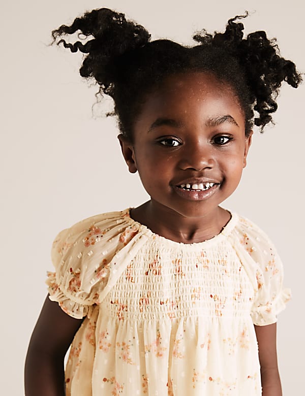 Chiffon Floral  Dress (2-7 Yrs)