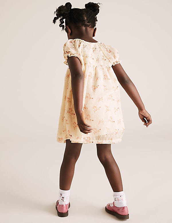 Chiffon Floral  Dress (2-7 Yrs)