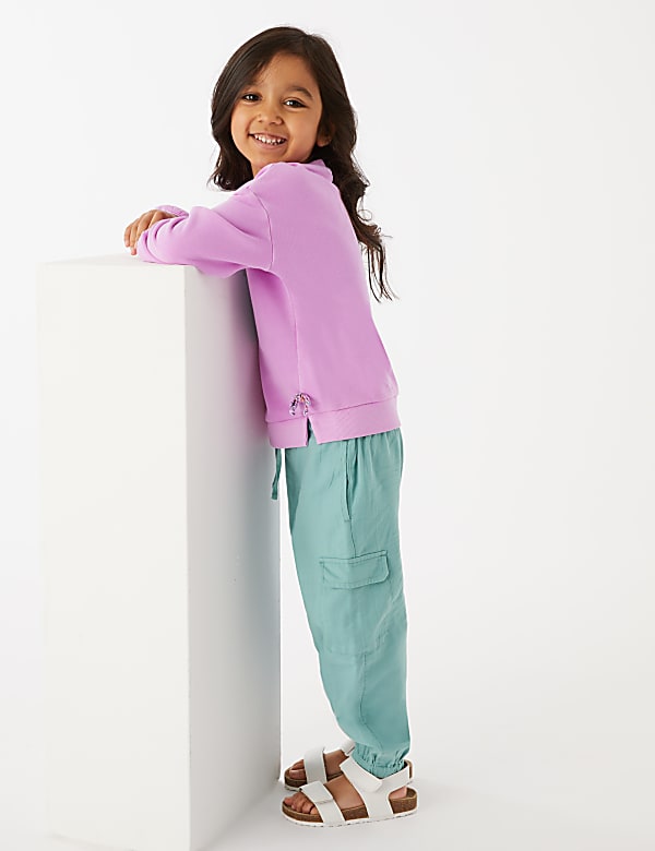 Pure Cotton Cargo Trousers