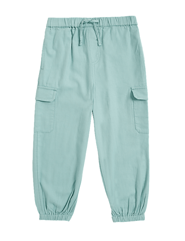 Pure Cotton Cargo Trousers