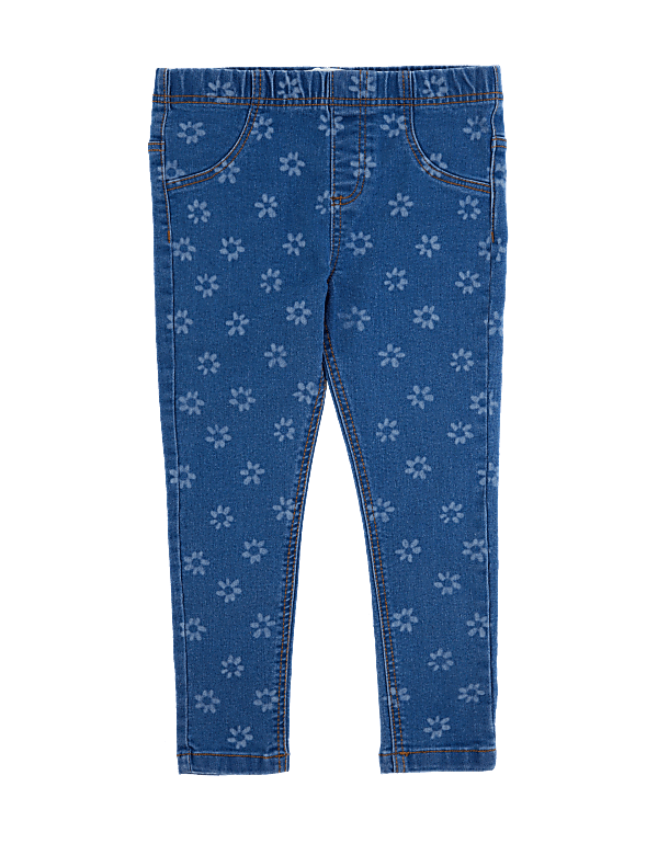Floral Print Jeggings (2-7 Yrs)