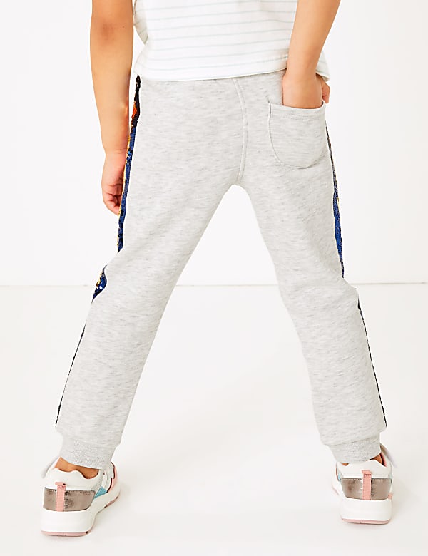 Reversible Sequin Side Stripe Joggers (2-7 Yrs)