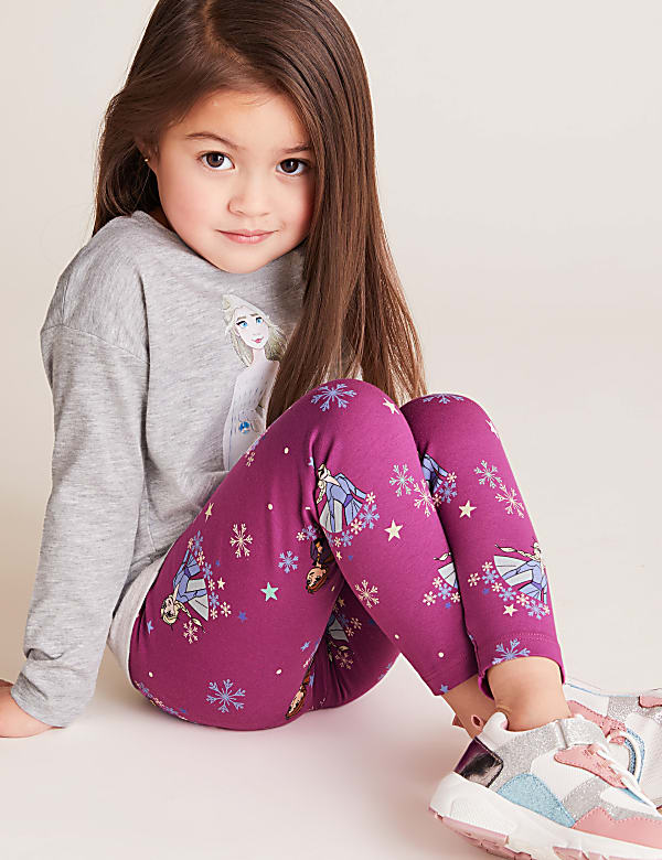 Disney Frozen Leggings 2 10 Yrs