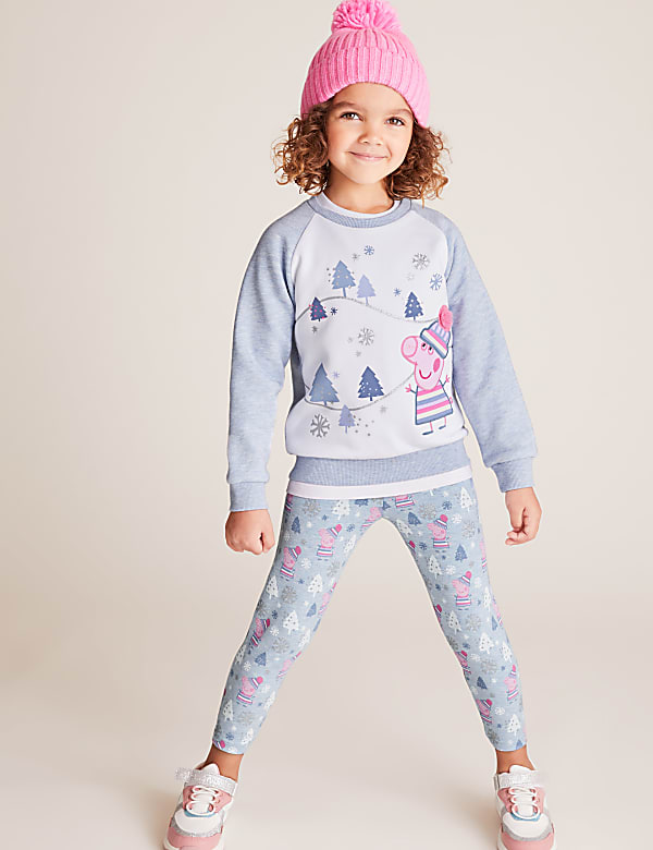 Peppa Pig™ Cotton Rich Leggings (2-7 Yrs)