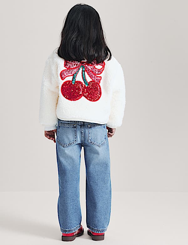 Denim Elasticated Straight Leg Jeans - NZ
