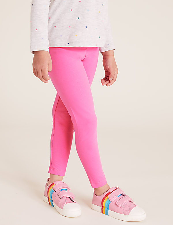 3pk Cotton Unicorn Leggings (2-7 Yrs)