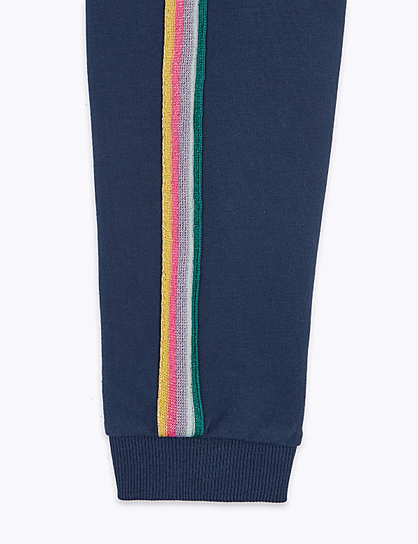 Rainbow Sparkle Side Stripe Joggers (2-7 Yrs)