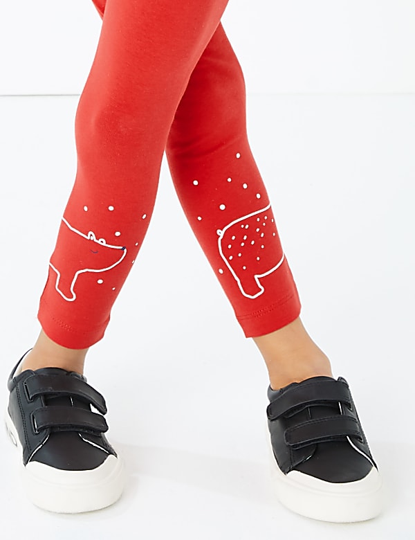 Polar Bear Print Leggings (3 Months - 7 Years)