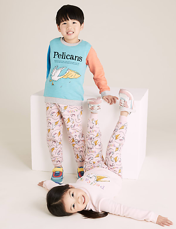 Cotton Roald Dahl™ & NHM™ Pelican Joggers