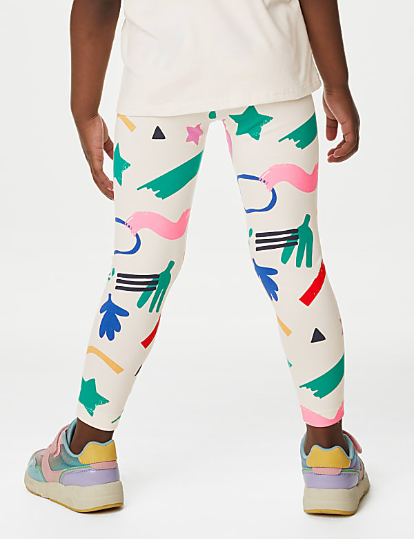 Cotton Rich Patterned Leggings (2-8 Yrs)