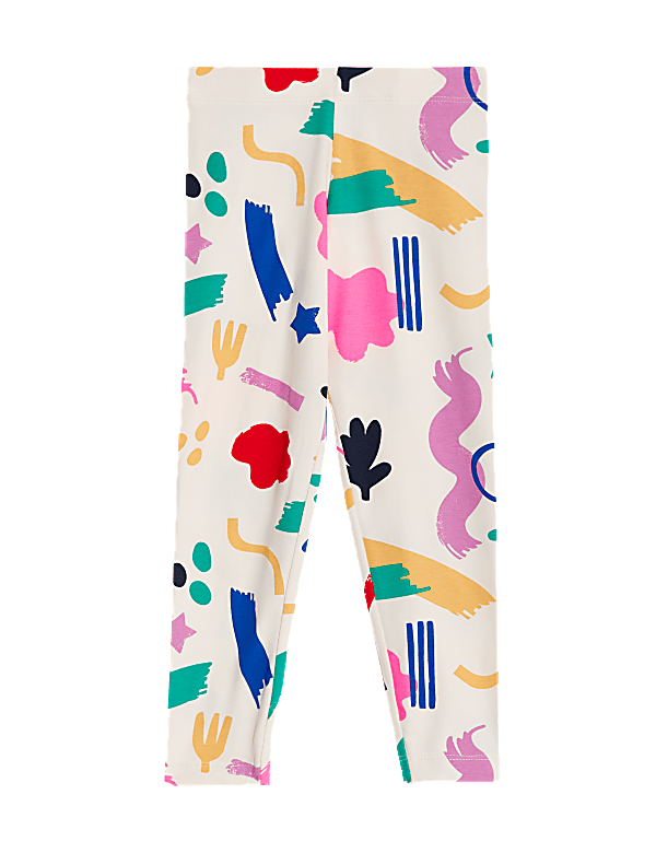 Cotton Rich Patterned Leggings (2-8 Yrs)