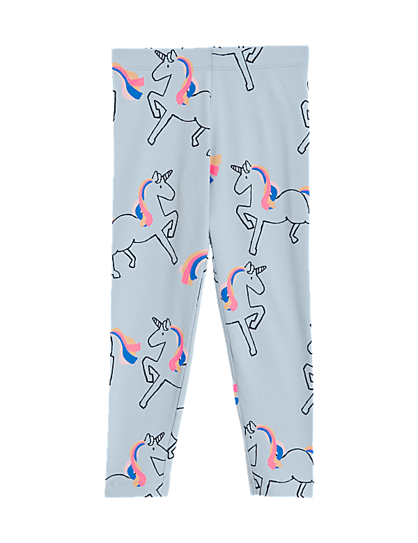 Cotton Rich Unicorn Leggings (2-8 Yrs)