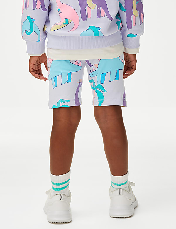 Cotton Rich Cycling Shorts (2-8 Yrs)