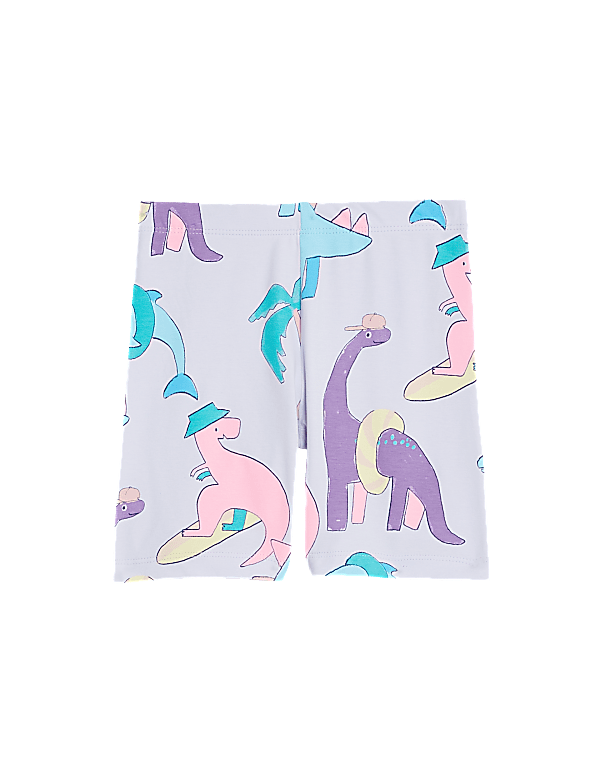 Cotton Rich Cycling Shorts (2-8 Yrs)