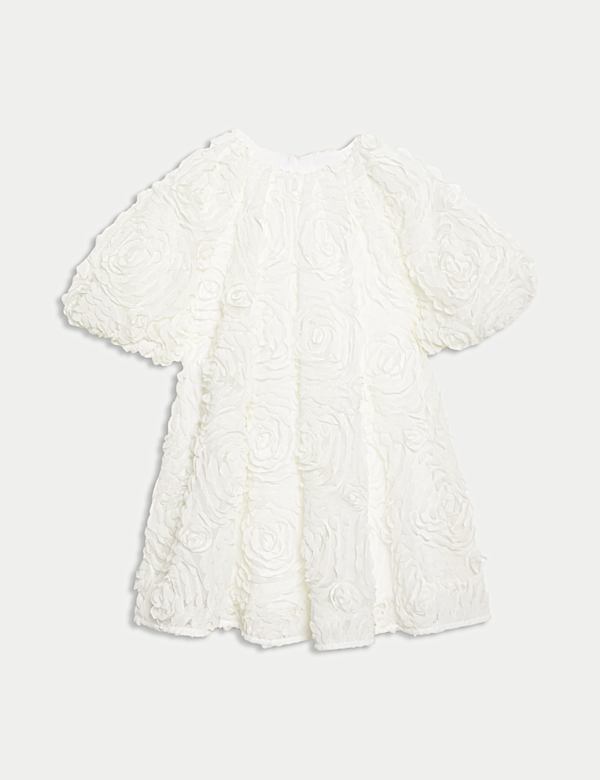 Mesh Floral Dress (2-8 Yrs) - CY