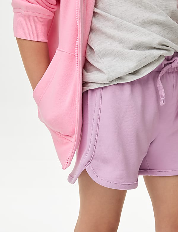 Pure Cotton Runner Shorts (2-8 Yrs) - GR