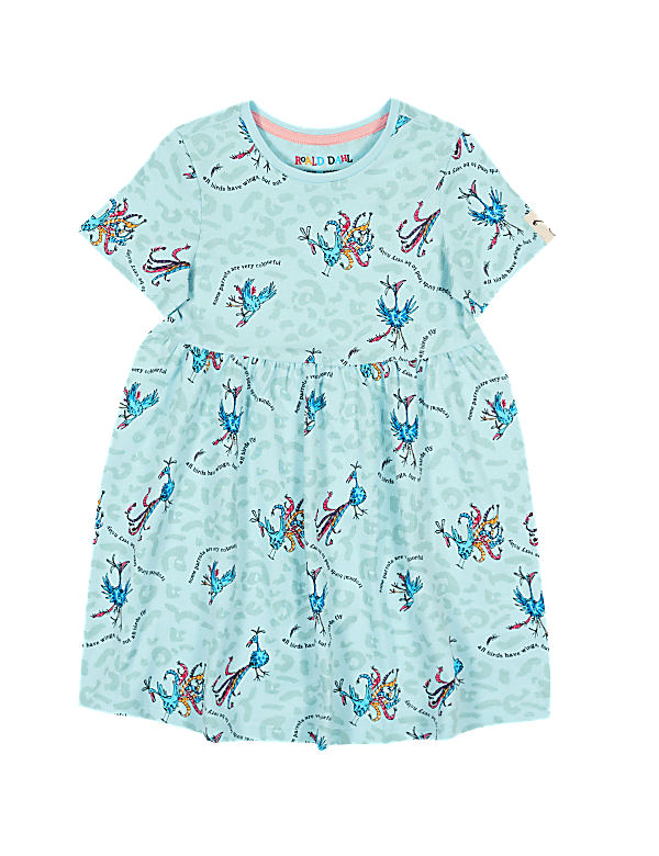 Roald Dahl™ & NHM™ Roly-Poly Bird Dress (2-7 Yrs)