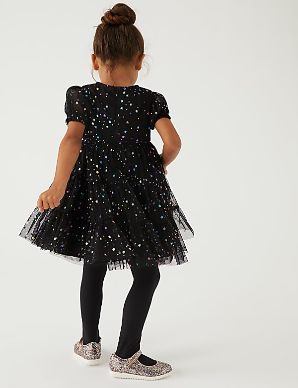 Star Tulle Dress (2-7 Yrs)