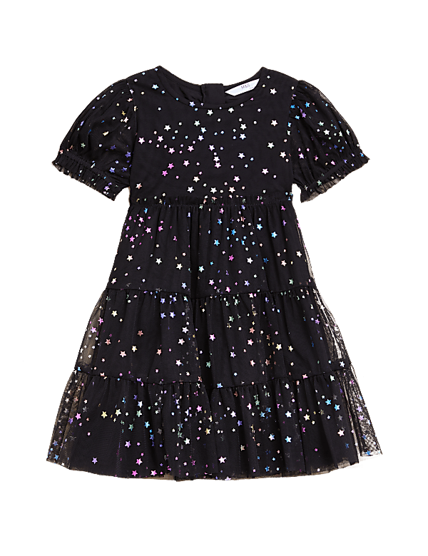 Star Tulle Dress (2-7 Yrs)