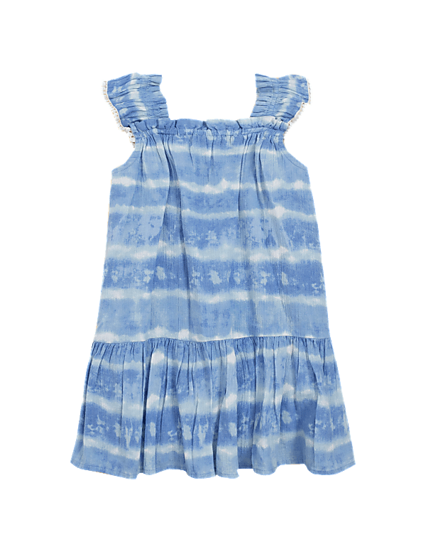 Pure Cotton Tie Dye Dress (2-7 Yrs)