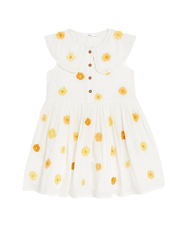 Pure Cotton Floral Dress