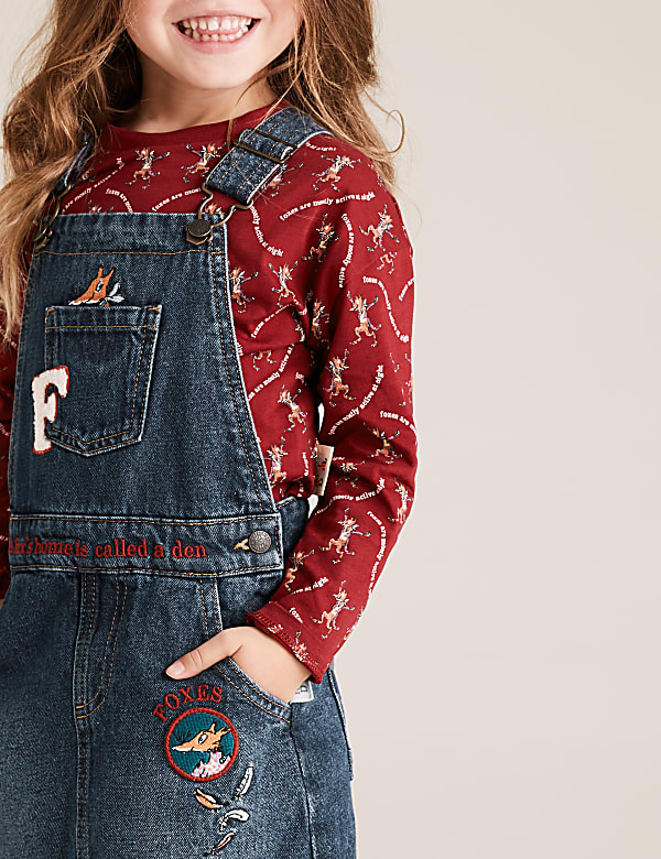 Roald Dahl&trade; & NHM&trade; Fox Pinafore Outfit (2-7 Years)