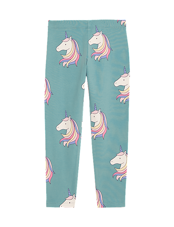 Cotton Rich Unicorn Leggings (2-8 Yrs)